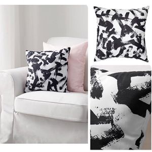 2 PACK - Accent Pillows Black White TURILL